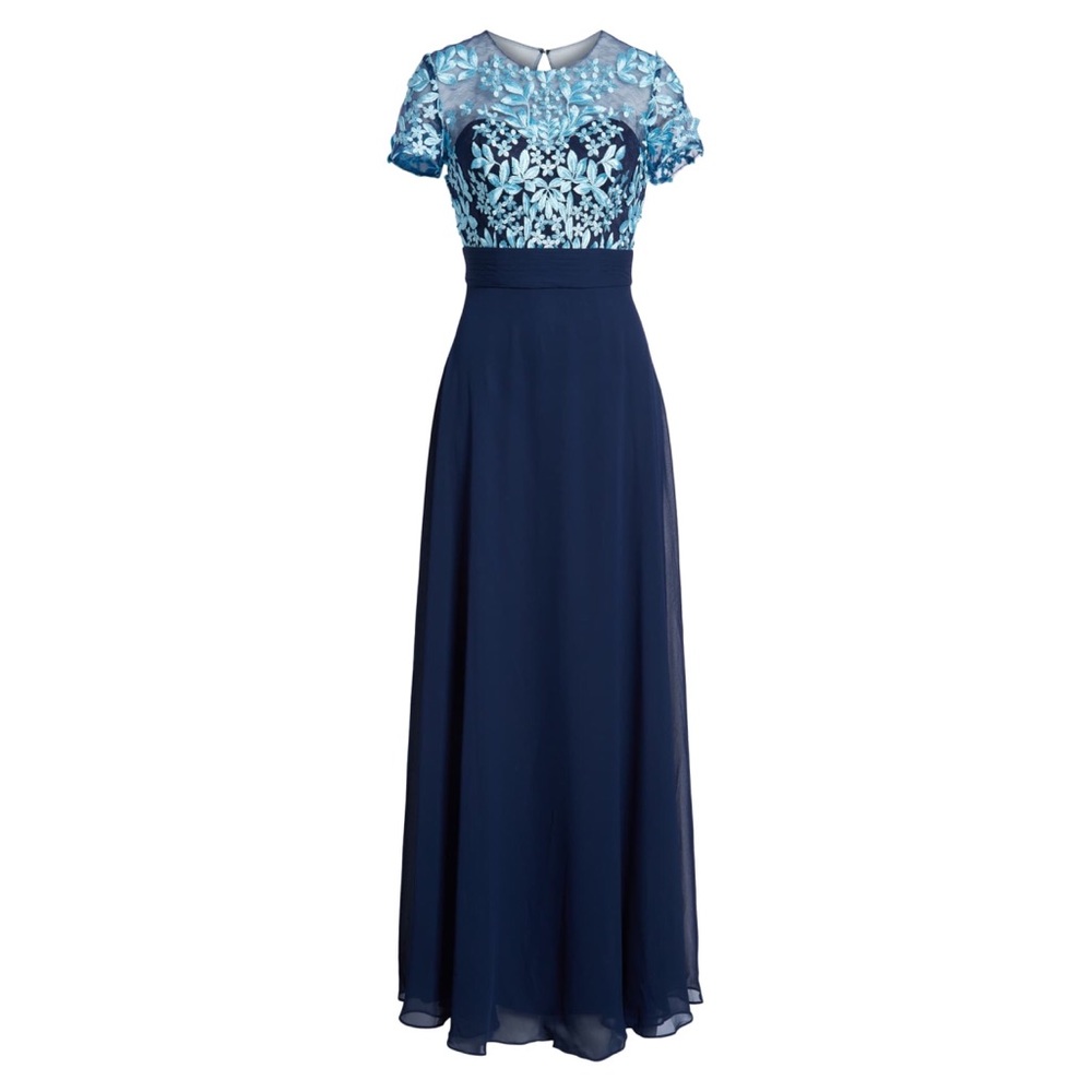Js Collections Embroidered Gown In Stores - image 2